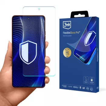 3mk FlexibleGlass Pro displayschermfolie voor Motorola Moto G86 / G86 Power - hybrideglas, 7H hardheid, 0,3 mm, kristalhelder