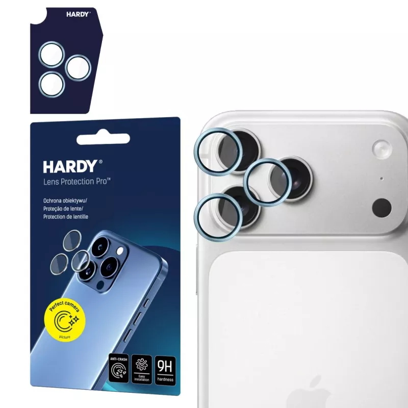 3MK Apple iPhone 17 Pro / 17 Pro Max HARDY Lens Protection Pro oceaanblauw