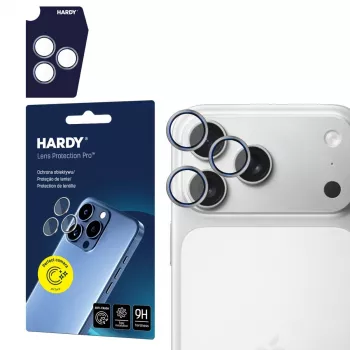3MK HARDY Lens Protection voor Apple iPhone 17 Pro / 17 Pro Max - titanium grijs