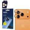 3MK HARDY Lens Protection Pro oranje voor Apple iPhone 17 Pro / 17 Pro Max