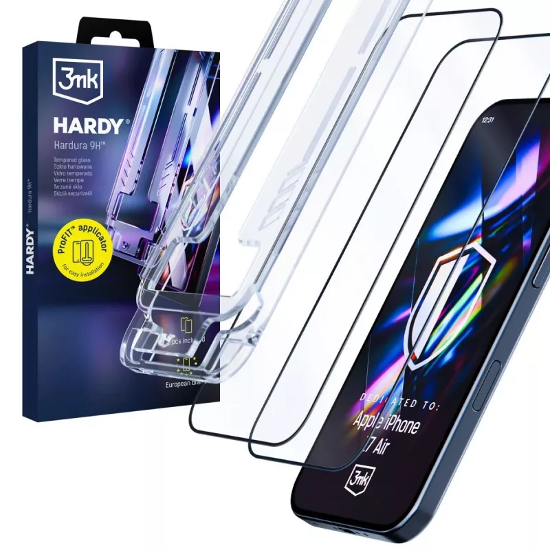 3MK PROTECTION Apple iPhone Air - 3mk Hardy Hardura 9H displayschermfolie