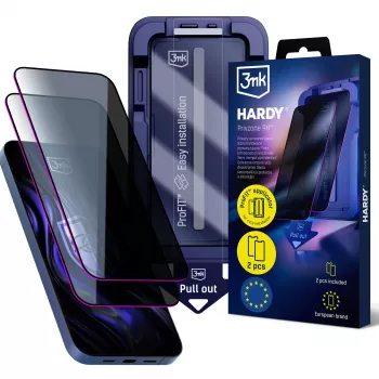 3MK PROTECTION Apple iPhone 15 Pro Max Hardy Privzone 9H gehard glas privacyscreenprotector