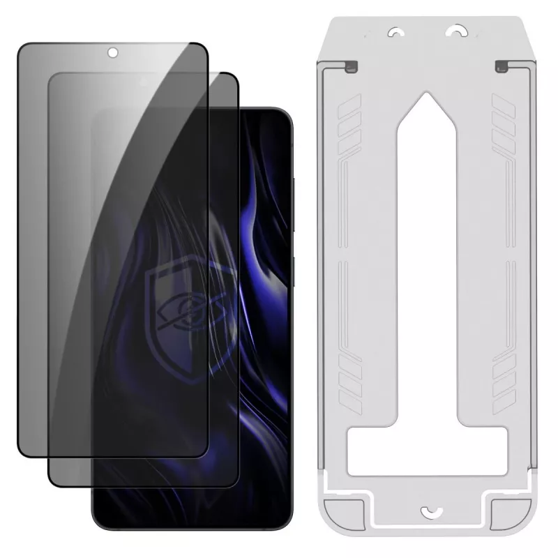 3MK PROTECTION Samsung Galaxy S25 Edge - 3mk Hardy Privzone 9H gehard glas privacyscreenprotector