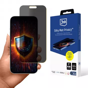 3MK Silky Matt privacyscreenprotector voor Apple iPhone 17 Air