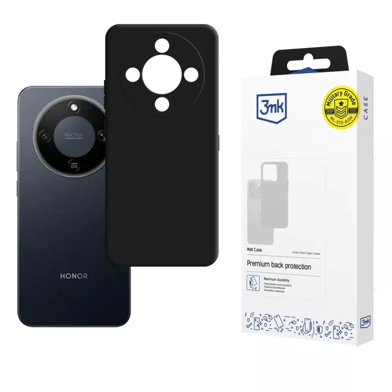 3mk Matt Case voor Honor Magic 8 Lite - zwart
