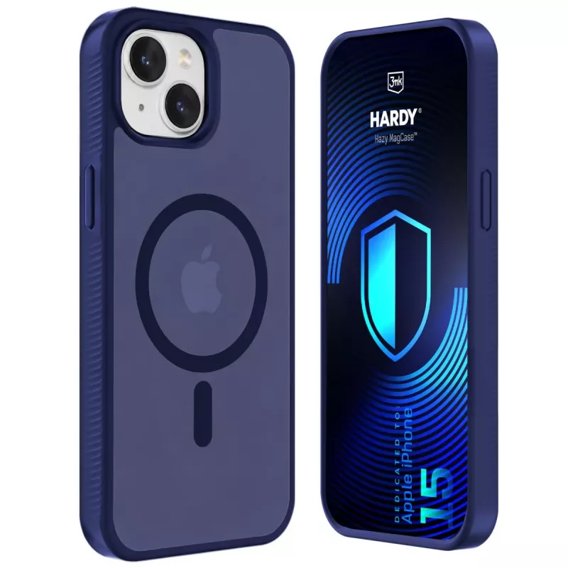 3MK PROTECTION Apple iPhone 15 - 3mk Hardy Hazy MagCase blauw