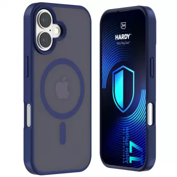3MK Hardy Hazy MagCase voor Apple iPhone 17, blauw