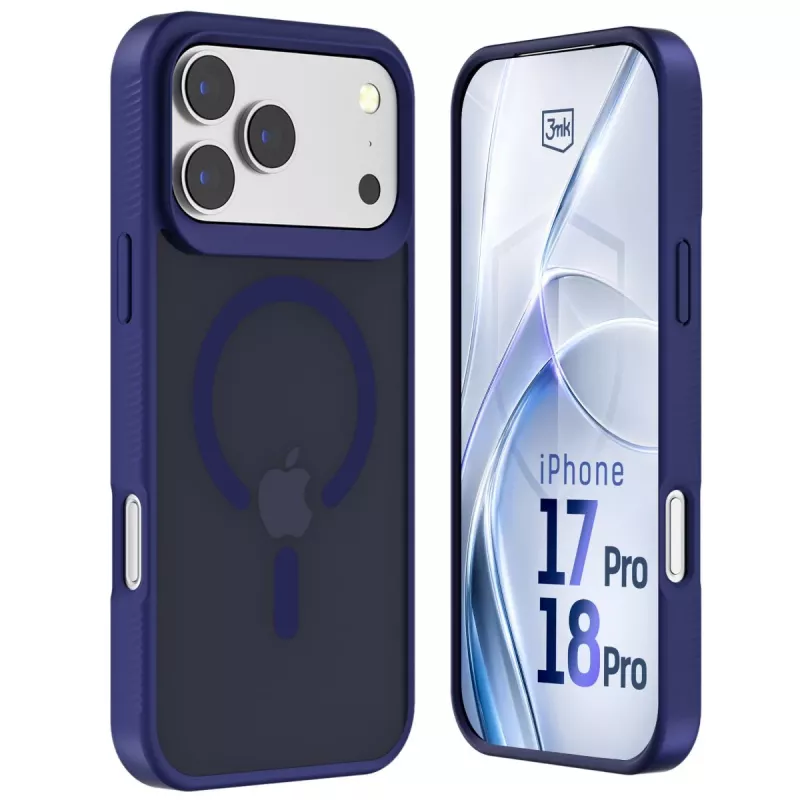 3MK PROTECTION Apple iPhone 17 Pro Max Hardy Hazy MagCase blauw