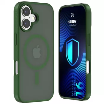 3MK PROTECTION Apple iPhone 16 - 3mk Hardy Hazy MagCase groen