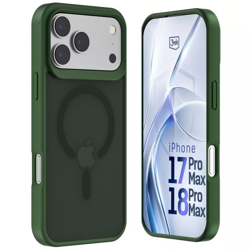 3MK PROTECTION Apple iPhone 17 Pro Max Hardy Hazy MagCase groen