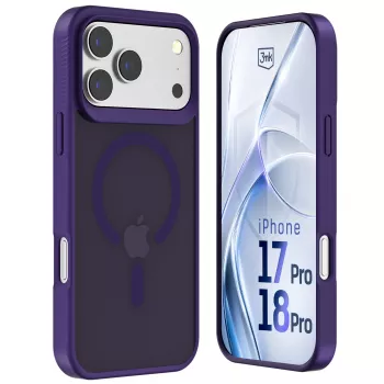 3MK PROTECTION Apple iPhone 17 Pro - 3mk Hardy Hazy MagCase paars