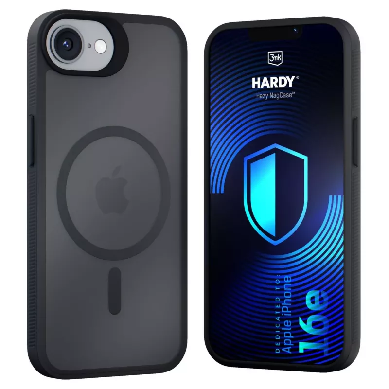 3MK PROTECTION Apple iPhone 16E/ iPhone 17E - 3mk Hardy Hazy MagCase zwart