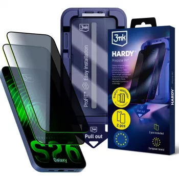 3MK PROTECTION Samsung Galaxy S26 - 3mk Hardy Privzone 9H privacy screenprotector