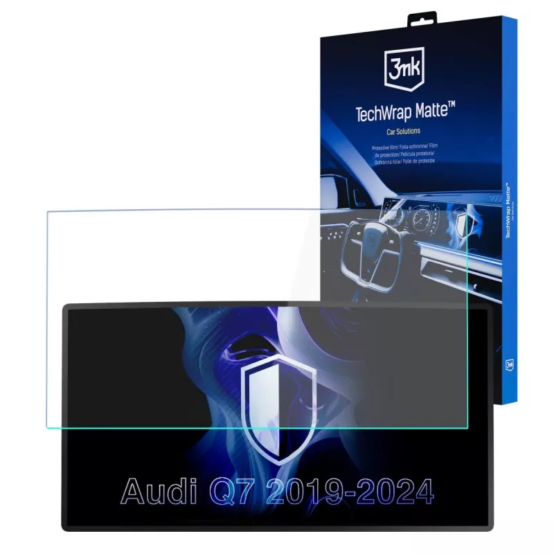 3MK PROTECTION AUDI Q7 2019-24 - 3mk TechWrap mat Center Display Screen Protector