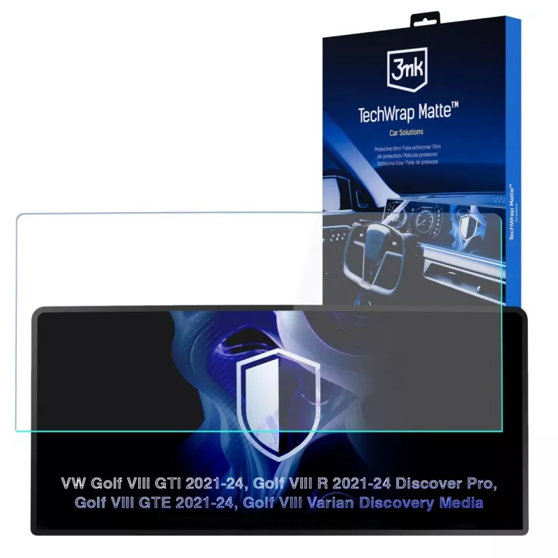 3MK PROTECTION VW Golf VIII Variant Discovery Media - 3mk TechWrap mat Center Display Screen Protector