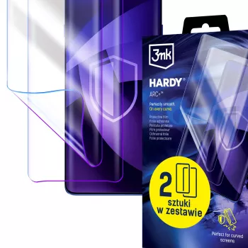 3MK PROTECTION Hardy ARC+ schermbescherming voor Xiaomi Redmi Note 15 4G/5G (2-pack)