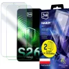 3MK PROTECTION Samsung Galaxy S26 - 3mk Hardy ARC+ schermfolie (2-pack)