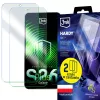 3MK PROTECTION Samsung Galaxy S26+ - 3mk Hardy ARC+ schermfolie (2-pack)