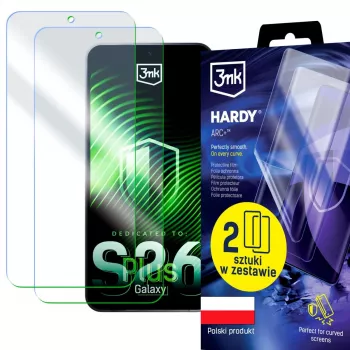3MK PROTECTION Samsung Galaxy S26+ - 3mk Hardy ARC+ schermfolie (2-pack)