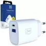 3MK oplader 25W USB-A USB-C PD QC4+ FlowPower wit