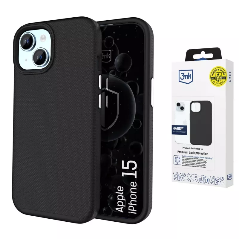 3MK PROTECTION Apple iPhone 15 Hardy Shockproof MagCase backcover transparant