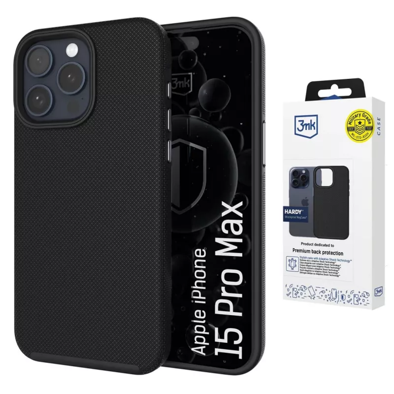 3MK PROTECTION Apple iPhone 15 Pro Max Hardy Shockproof MagCase - transparant