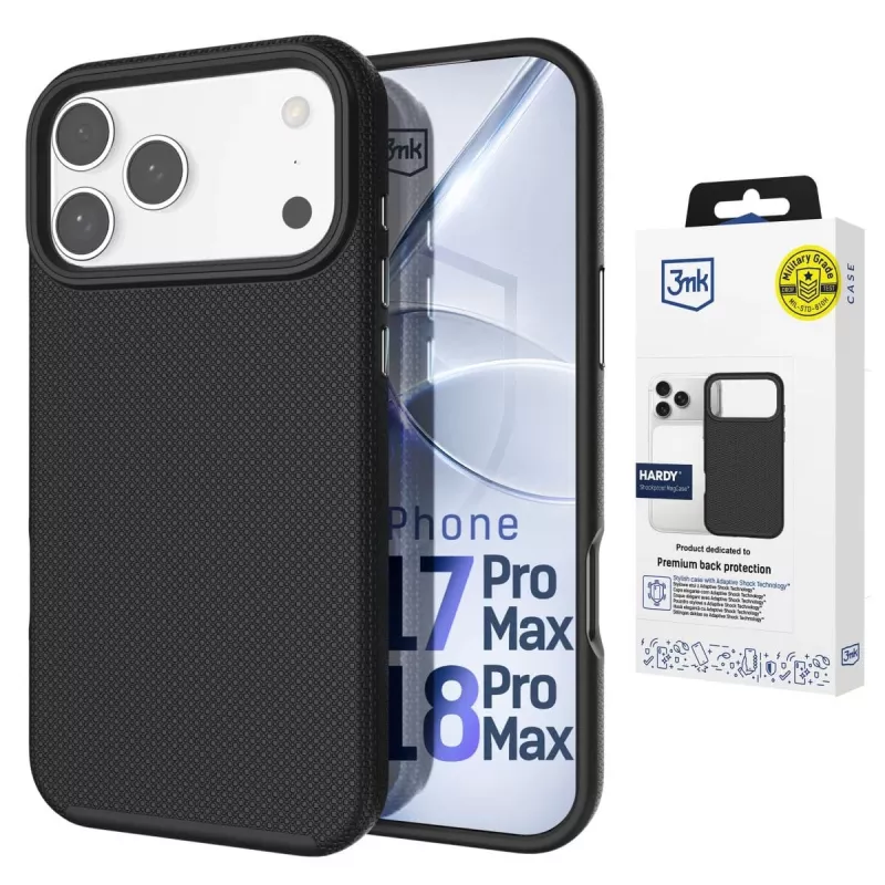 3MK PROTECTION Apple iPhone 17 Pro Max Hardy Shockproof MagCase backcover transparant