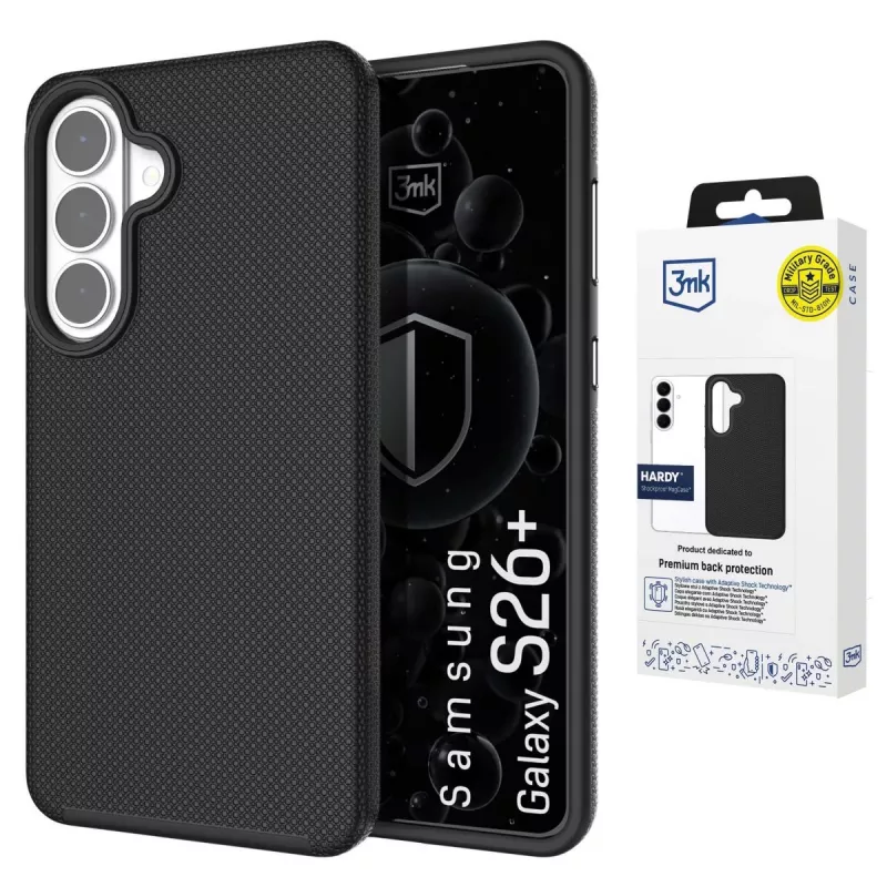 3MK PROTECTION Samsung Galaxy S26+ - 3mk Hardy Shockproof MagCase, zwart