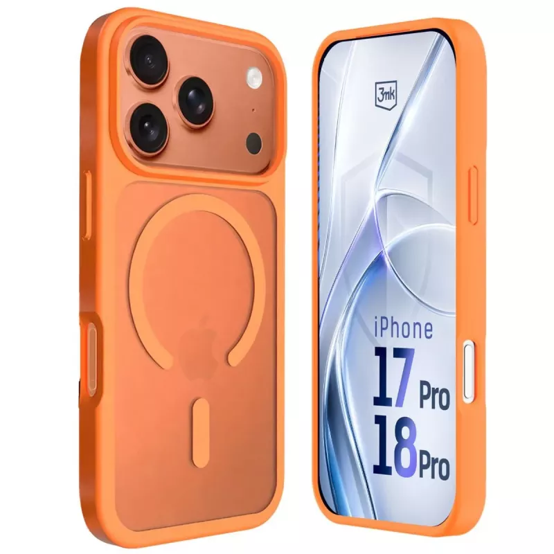 3MK PROTECTION Apple iPhone 17 Pro - 3mk Hardy Hazy MagCase oranje