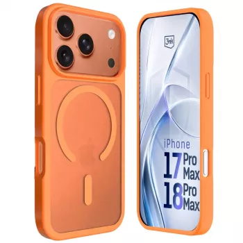 3MK PROTECTION Apple iPhone 17 Pro Max Hardy Hazy MagCase oranje