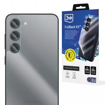 3MK PROTECTION Samsung Galaxy S23 5G FullBody beschermfolie kit (TPU, transparant, zelfherstellend)