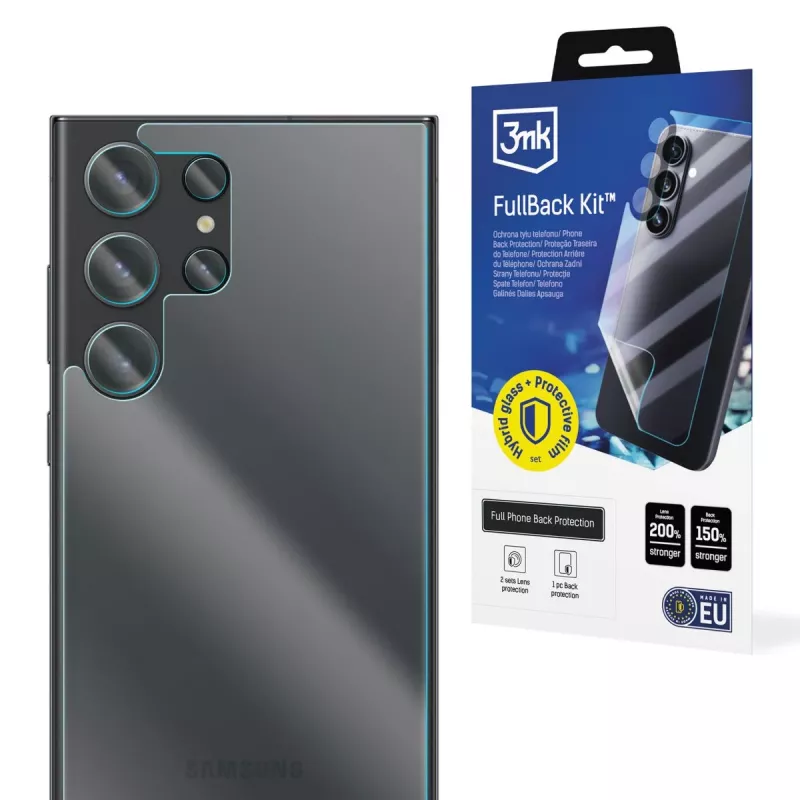 3MK PROTECTION Samsung Galaxy S23 Ultra FullBack Kit - full body hydrogel screenprotector