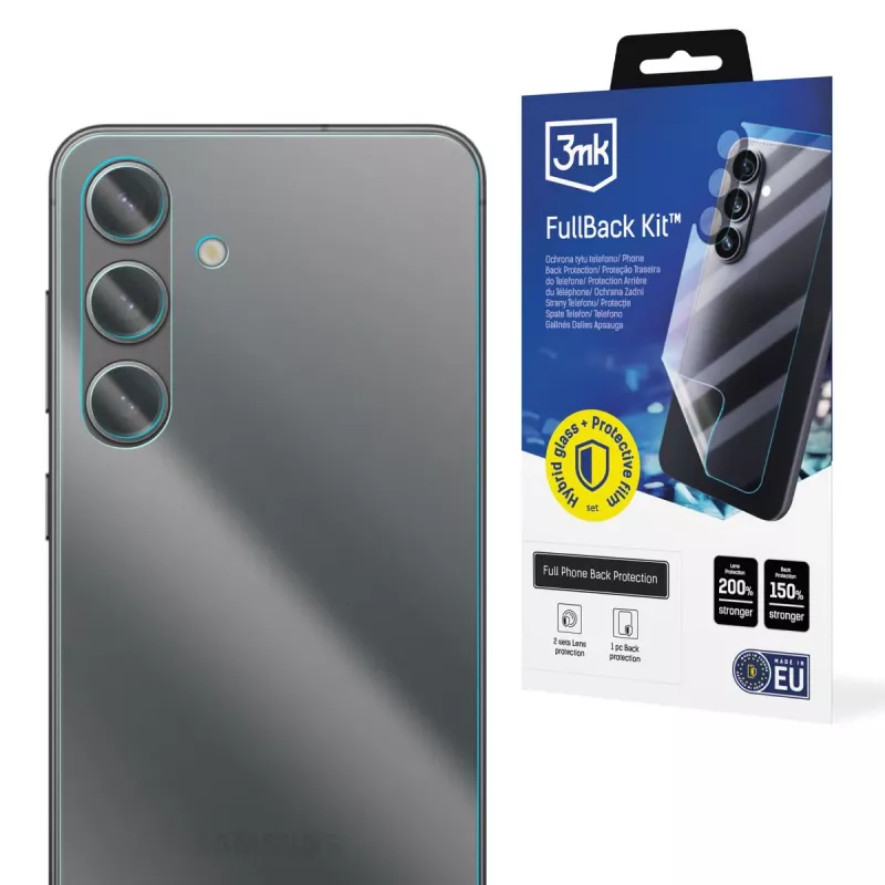 3MK PROTECTION Samsung Galaxy S24+ FullBack Kit - transparante beschermfolie met Self-Heal technologie