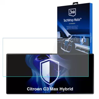 3MK PROTECTION Citroen C3 Max Hybrid - 3mk TechWrap matte center display schermbeschermer
