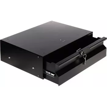Stalflex RD19-3U-320B 19-inch 3U server-racklade, 320 mm nuttige diepte, zwart