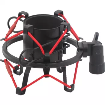 MOZOS SHM2-RED antivibratie spinbevestiging voor microfoon 48-54 mm rood