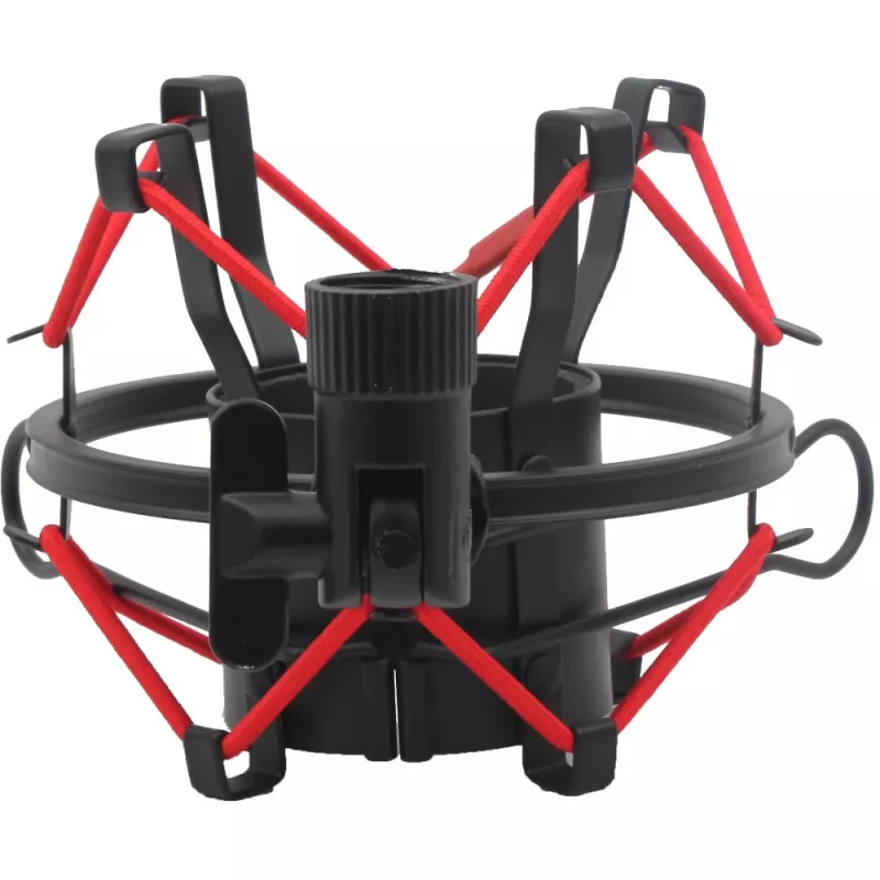 MOZOS SHM2-RED antivibratie spinbevestiging voor microfoon 48-54 mm rood