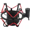 MOZOS SHM2-RED antivibratie spinbevestiging voor microfoon 48-54 mm rood