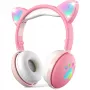 MOZOS KID DOG draadloze kinderhoofdtelefoon roze