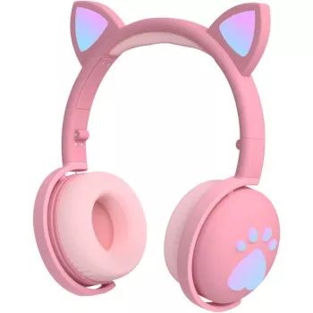MOZOS KID DOG draadloze kinderhoofdtelefoon roze