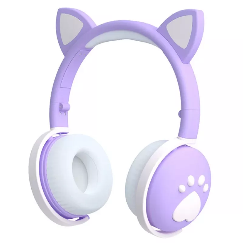 MOZOS KID DOG Draadloze koptelefoon voor kinderen paars