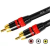 MOZOS Premium RCA naar RCA-subwooferkabel 3m