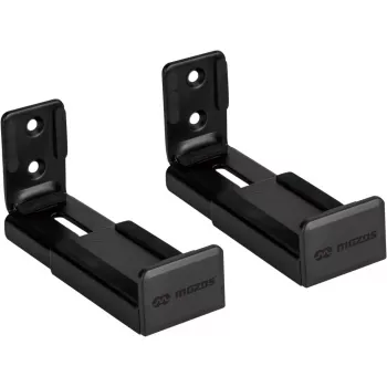MOZOS SWM2 Soundbar-wandsteun – zwart, staal, 15 kg draagvermogen