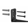 MOZOS SWM2 Soundbar-wandsteun – zwart, staal, 15 kg draagvermogen