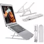 MOZOS N3 SV Ergonomische aluminium laptopstandaard voor 10-17,3 inch laptops, zilver