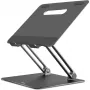 MOZOS LS1-ALU Aluminium laptopstandaard zwart