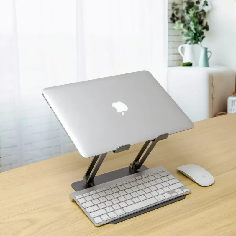 MOZOS LS1-ALU Aluminium laptopstandaard zwart