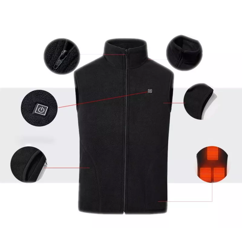 MOZOS HV3 Verwarmd elektrisch vest unisex L