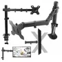 MOZOS MS02 tafelhouder voor monitor 10-29 inch zwart