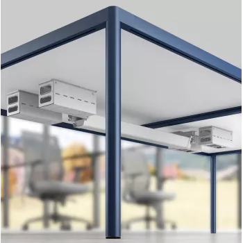 MOZOS CT550WH Kabelmanagementgoot onder het bureau 550 mm wit